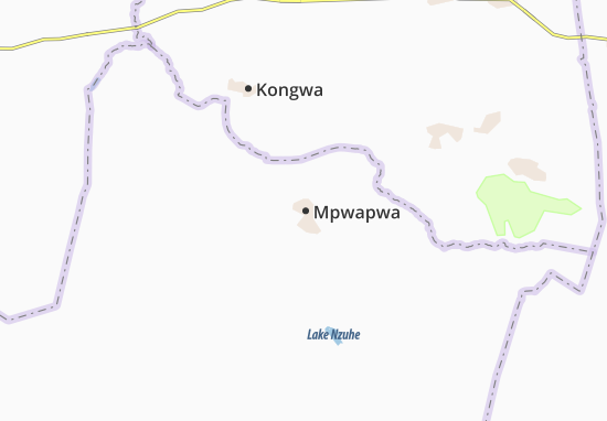 Kaart Plattegrond Mpwapwa