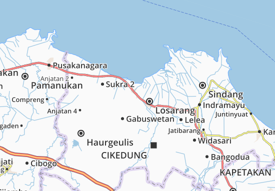 Kandanghaur Map
