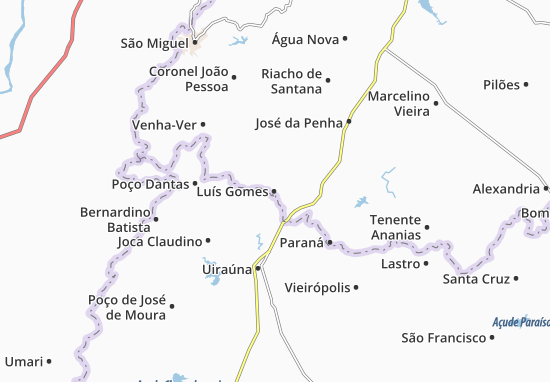 Luís Gomes Map