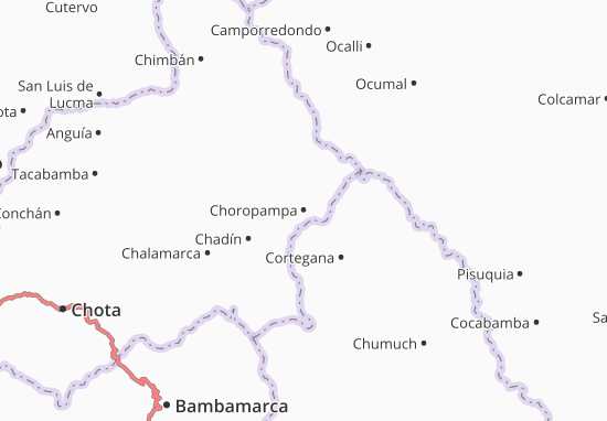 Mapa Choropampa