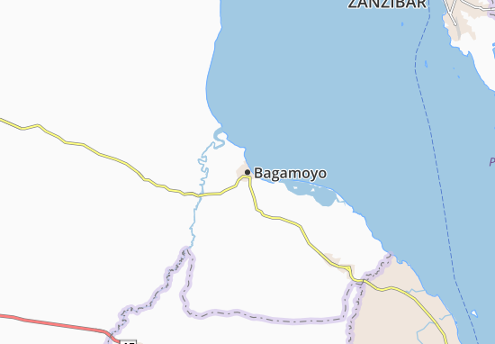 Kaart Plattegrond Bagamoyo