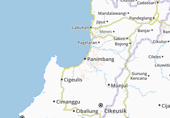Karte Stadtplan Panimbang