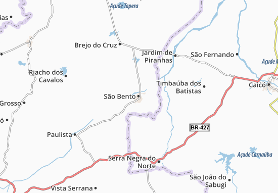 Karte Stadtplan São Bento