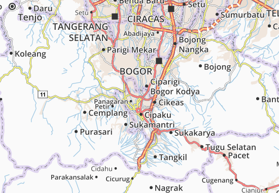 Carte-Plan Bogor Utara1