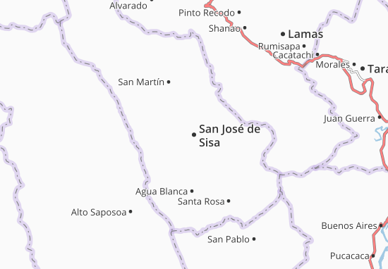 Mapa San José de Sisa