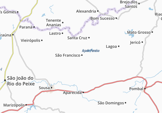 Karte Stadtplan São Francisco