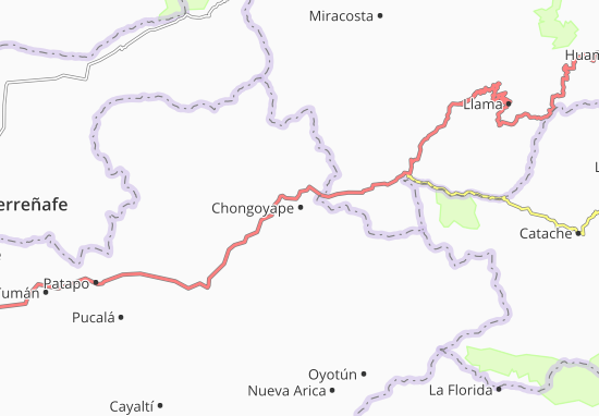 Mapa Chongoyape