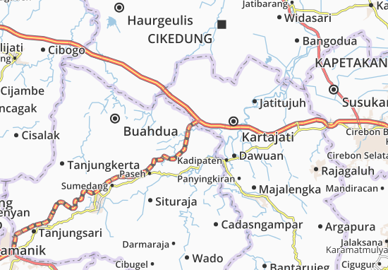 Karte Stadtplan Ujungjaya