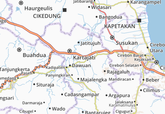Mapa Jatiwangi