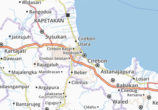 Karte Stadtplan Kesambi