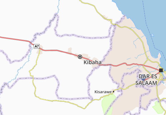 Carte-Plan Kibaha