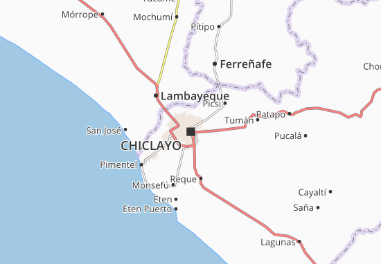Mapa Chiclayo
