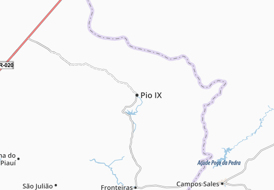 Mapa Pio IX