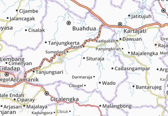 Situraja Map