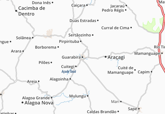 Kaart Plattegrond Guarabira