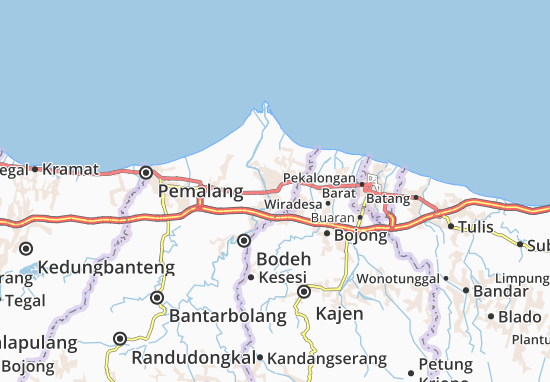 Karte Stadtplan Comal
