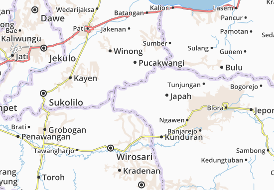 Mapa Todanan