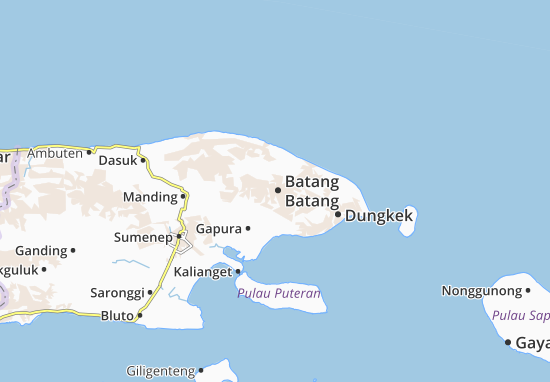 Kaart Plattegrond Batang Batang