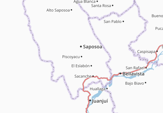 Mapa Piscoyacu