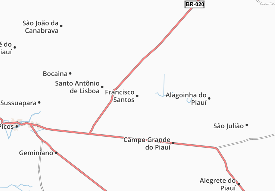 Francisco Santos Map