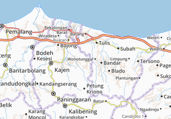 Karte Stadtplan Talun