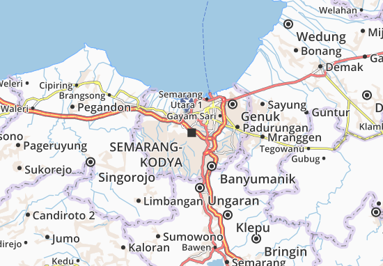 Carte-Plan Semarang-Kodya