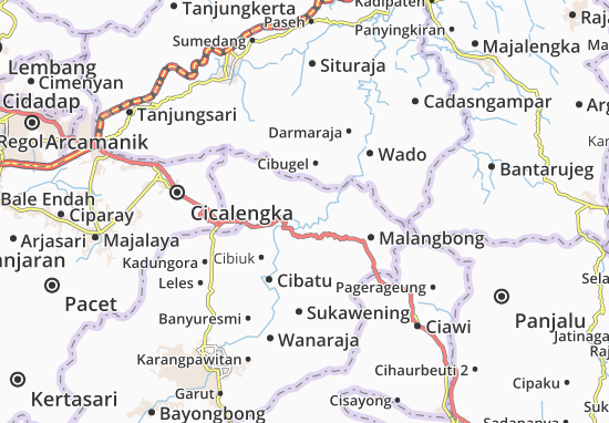 Karte Stadtplan Slawi