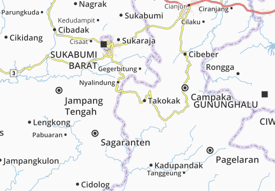 Karte Stadtplan Takokak