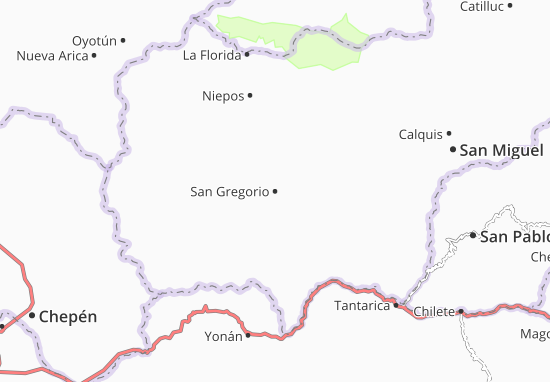 Mapa San Gregorio