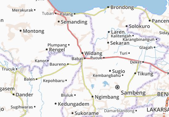 Karte Stadtplan Babat