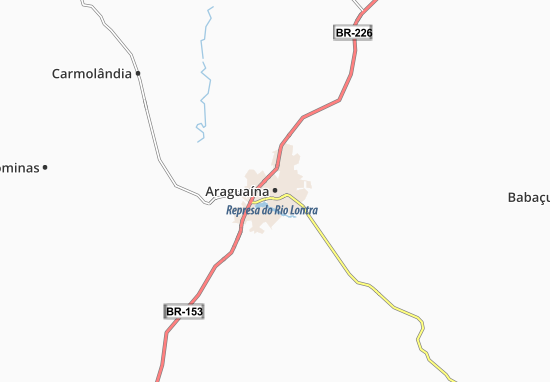 Mapa Araguaína