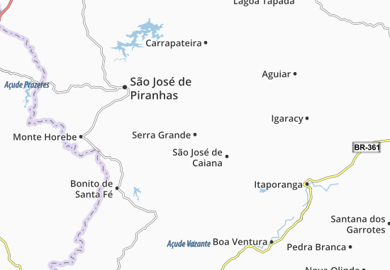 Mapa Serra Grande
