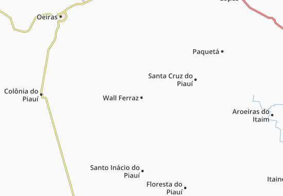 Mapa Wall Ferraz