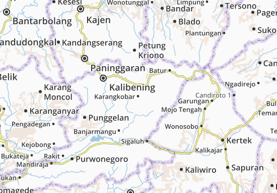 Mapa Karangkobar