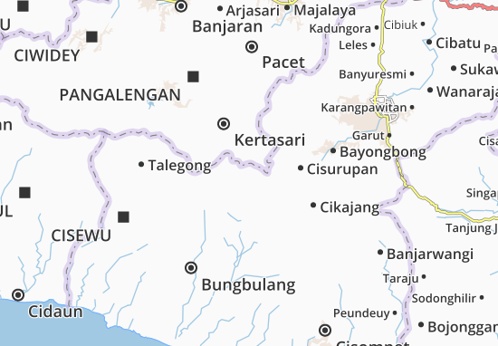 Karte Stadtplan Pamulihan