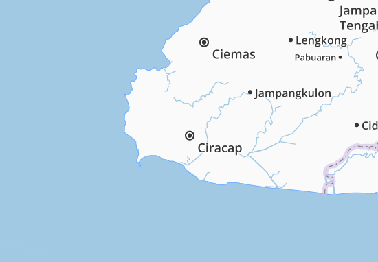Karte Stadtplan Ciracap