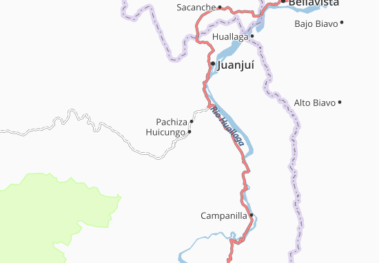 Mapa Huicungo