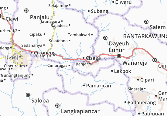 Karte Stadtplan Cisaga