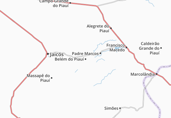 Mapa Belém do Piauí