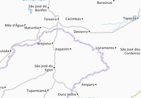 Mapa Itapetim