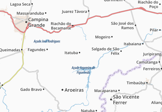 Karte Stadtplan Itatuba