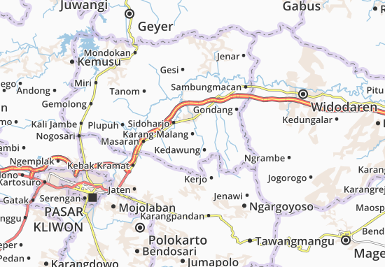 Mapa Karang Malang