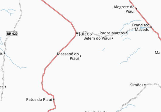 Mapa Massapê do Piauí