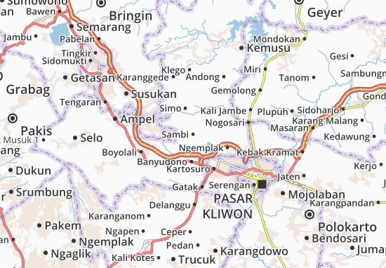 Mapa Sambi