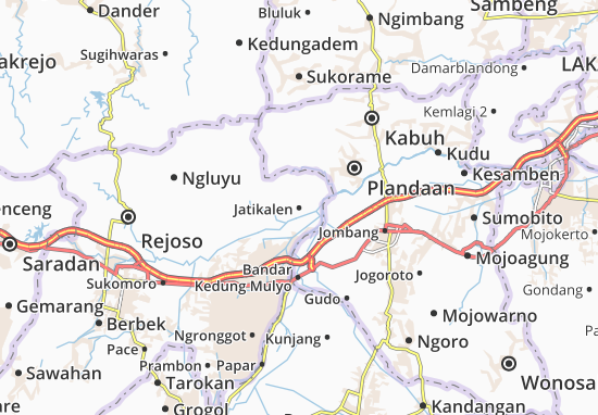 Karte Stadtplan Jatikalen