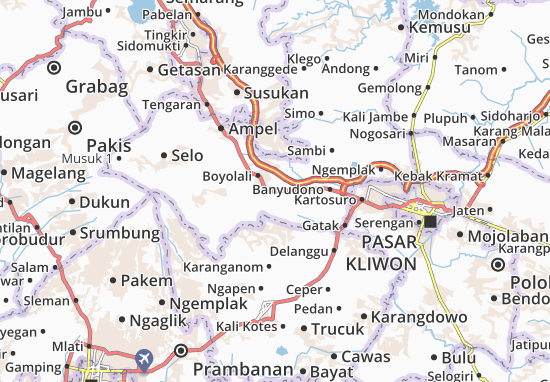Mapa Mojosongo