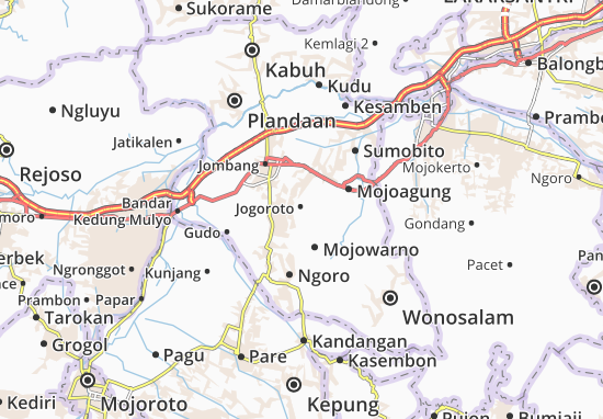 Karte Stadtplan Jogoroto