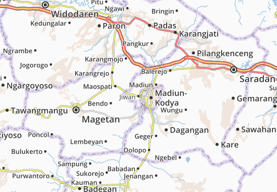 Mapa Jiwan