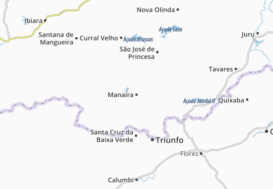 Mapa Manaíra