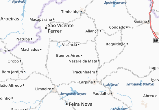 Karte Stadtplan Buenos Aires